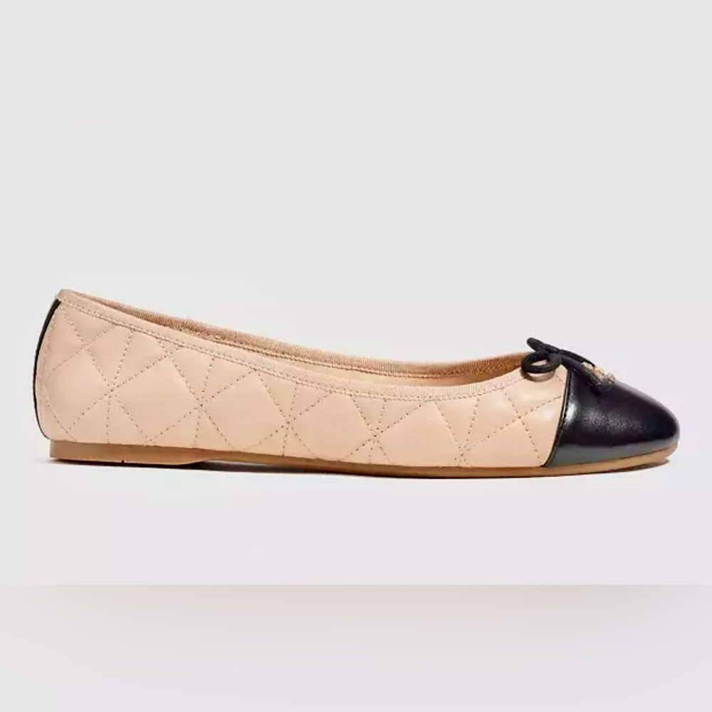 Coach Genuine Leather Allyson Quilted Ballet Flats Size 10 - Picture 14 of 16